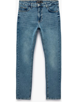 Koton Pamuklu Normal Bel Cepli Skinny Fit Jean Pantolon - Michael Jean