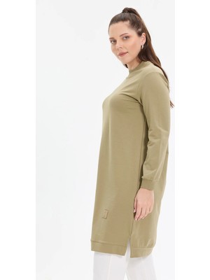 Kado Moda Basic Rahat Kalıp Uzun Kadın Tunik