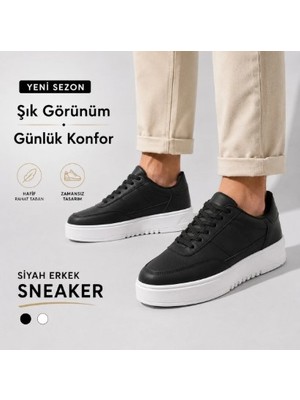 Kalın Taban Bağcıklı Günlük Sneaker Spor Ayakkabı