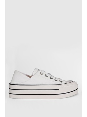 Lufian Kadın Pamela Sneaker Ayakkabı 121230091 Beyaz