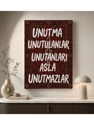 Bk Gift Vintage Klasik Sanat Esprili Sözlü Dekoratif Kanvas Tablo - 39