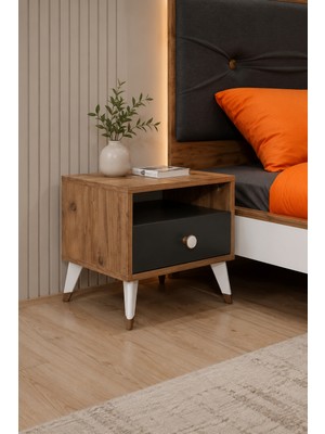 Enluso Smart Erkek Komodin (Atlantic Çam)  - 50