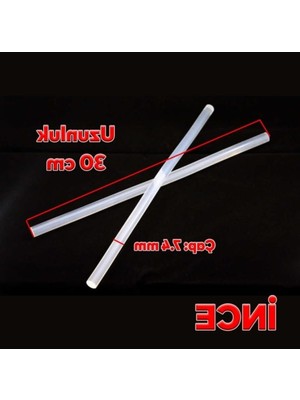 Die Grup 10 Adet Ince Şeffaf Silikon - 7mm Çapında ve 30CM Uzunluğunda