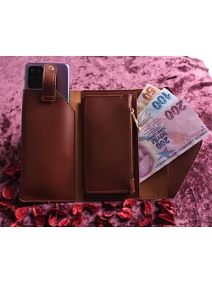Özka Leather Kişiye Özel Zarf Model Kadın Cüzdan
