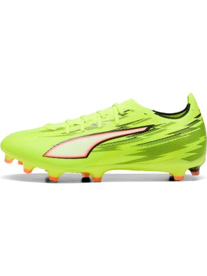 Die Grup Puma Ultra 6 Match Fg/ag Unısex Krampon,yellow Alert-Puma Black-Glowin 44