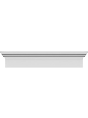 Die Grup Ekena Millwork CRH06 x 24 24 x 27 Alt 1/2 Inç Genişlik Oben Geleneksel Kreuzkopfbohrer, CRH06X37