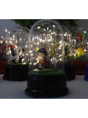Özka Leather Hediyelik Harry Potter Figürlü LED Işıklı Fanus