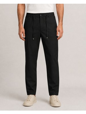 Danger Erkek Beli Lastikli Comfort Fit Pantolon Siyah 0170DDNGR
