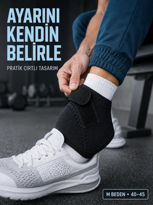 Mossem Ayarlanabilir Topuk Desteği M Beden 40-45 Numara Cırtlı Günlük Kullanım