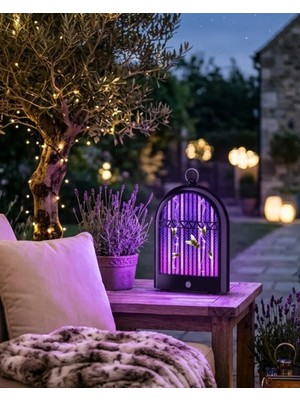 Mossem Şarjlı Uv Böcek Öldürücü Lamba Balkon ve Bahçe Için Uygun