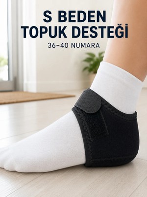 Mossem Topuk Koruyucu Destek Çorabı S Beden 36-40 Numara Cırtlı Esnek Tasarım