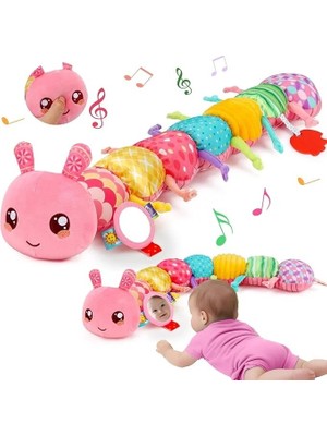Zigver Bebekler Için Sesli ve Çıngıraklı Peluş Oyuncak Montessori Duyusal Oyuncaklar