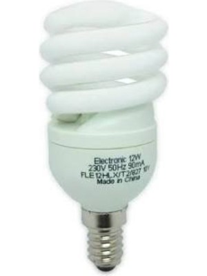 General 12W Spiral Tasarruflu Ampul Beyaz E14