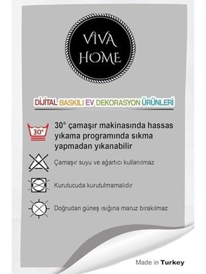Vera Concept Store 40X140CM Klasik Çerçeveli Tay Tüyü Dokuma Premium Leke Tutmaz Kumaş Masa Örtüsü Runner RNR321