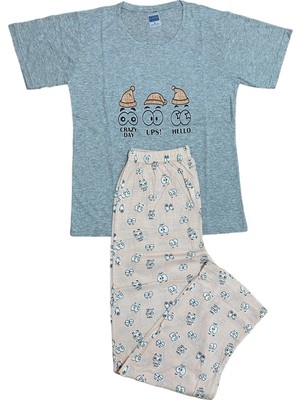 Good Night Gri Pijama Takımı