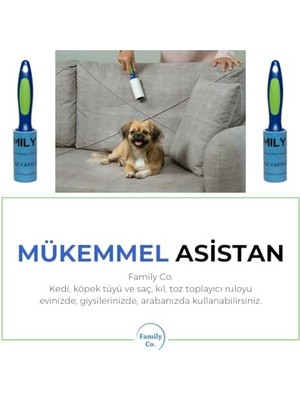 Vera Concept Store Kedi Köpek Saç Kıl Tüy Toplayıcı Rulo 8 Adet Yedek Kartuş Her Biri 60 Yaprak