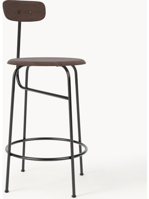 Westwing Afteroom Metal ve Ahşap Bar Taburesi - Minimalist, Konforlu Tasarım