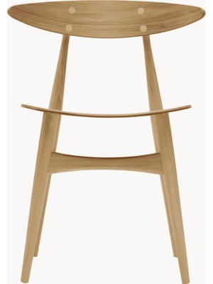 Westwing CH33T Kayın Ahşap Sandalye - Fildişi, Hans J. Wegner Tasarımı