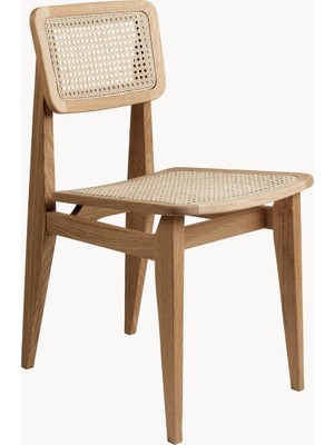 Westwing C-Chair Meşe Sandalye - Viyana Hasırı Detaylı, Klasik Tasarım