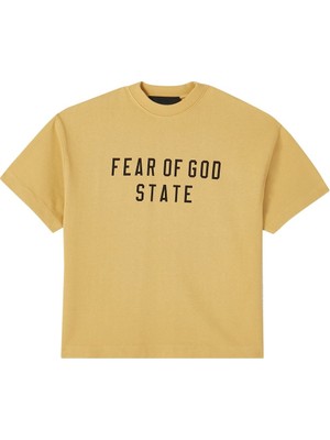 Fear Of God Çocuklar Için Rahat Pamuklu Tişört
