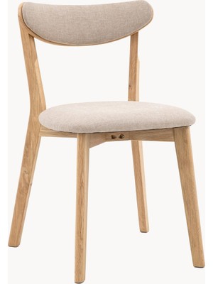 Westwing Hatfield Döşemeli Sandalyeler 2'li Set