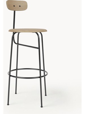 Westwing Afteroom Metal ve Ahşap Bar Taburesi - Minimalist, Konforlu Tasarım