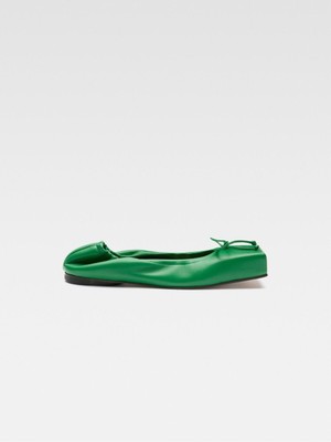 Jacquemus Yeşil Renk Ballet Babet