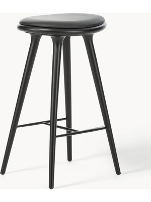 Westwing High Stool Meşe Bar Taburesi