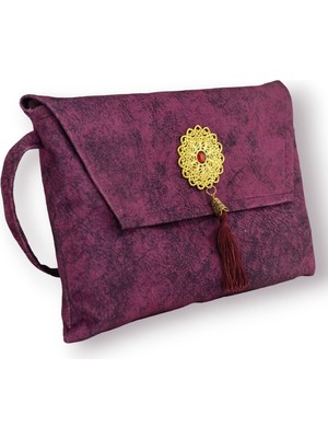 Medrese Kitabevi Kur’an-I Kerim Kılıfı Cami Boy 23X34 cm Bordo
