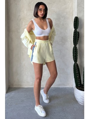 Very Moda Kot Detaylı Şort | D2847
