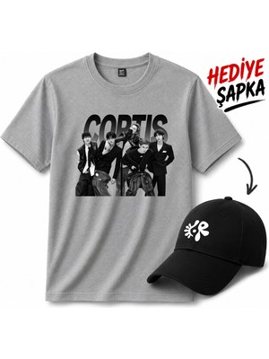 BarsDepo Cortıs Baskılı Tişört, Premıum Kalite Unisex Çocuk / Yetişkin (Şapka Hedıyelı)