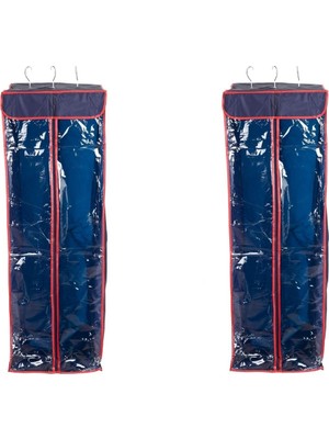 Esranın Dünyası Bosphorus Homi Gardrop Içi Asılabilir Elbise Dolabı Seti Pvc 2 Adet 50X37X105CM