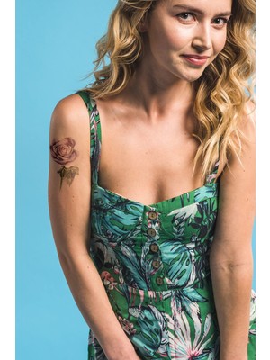 Esranın Dünyası Artikel Halhal Geçici Tattoo -1, Bilek Tattoo, Ayak Tattoo, Geçici Dövme