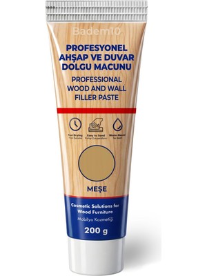 Esranın Dünyası Ahşap Parke Tamir Macunu Meşe Mobilya Dolgu Çatlak Çizik Giderici 200 gr Macun