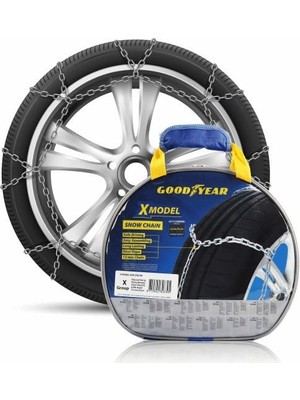 Esranın Dünyası Goodyear Hızlı Sök-Tak Ekstra Güçlü Kar Zinciri, 6 cm × 3,20 mm