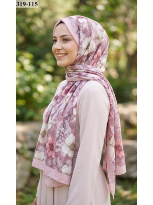 Sharell Desenli Bambu Kraş Pamuk Şal 319-115