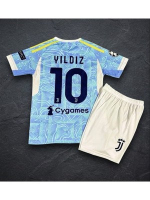Kenan Yıldız Juventus Özelşampiyonlar Ligi Formasi.çocuk 2li Set