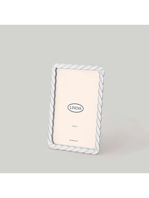 Linens Metal Jordy 10X15 cm Çerçeve Beyaz