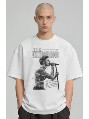 Sevbano The Neighbourhood Rock Metal Müzik Grubu Baskılı Unisex Oversize Premium Tişört