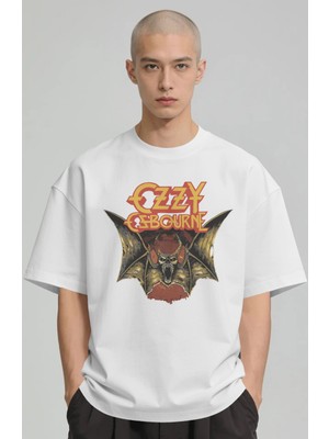 Sevbano Ozzy Osbourne Rock Metal Şarkıcı Baskılı Unisex Oversize Premium Tişört