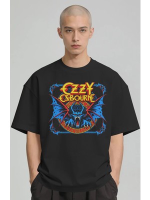 Sevbano Ozzy Osbourne Rock Metal Şarkıcı Baskılı Unisex Oversize Premium Tişört
