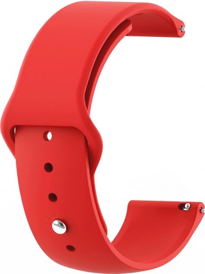 Caseonn Coros Apex 2 Pro Kordon Esnek Spor Silikon Kayış Kırmızı