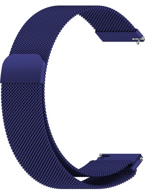 Caseonn Coros Apex 2 Pro Kordon Manyetik Metal Hasır Kayış Lacivert