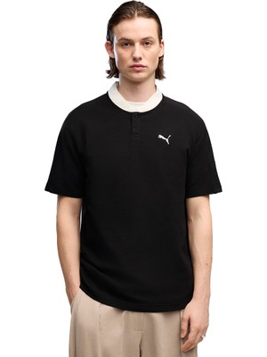 Puma  Class Relaxed Material Erkek Siyah Günlük Stil T-Shirt 69430201