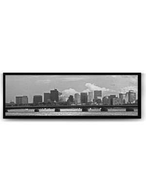 Şehir Fotoğraf Panorama Tablo - 120X40CM