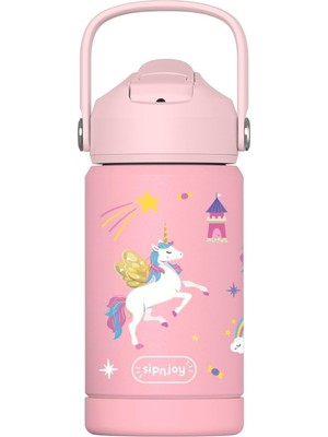 Sipnjoy - Flipsip Çocuk Su Termosu / 360 ml - Golden Horn