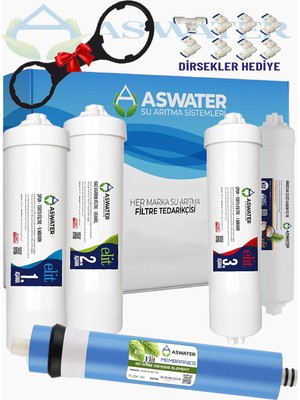 Ihlas Aura Cebilon Plus Silver Platinium Uyumlu 5 Aşamalı Elite Filtre Seti