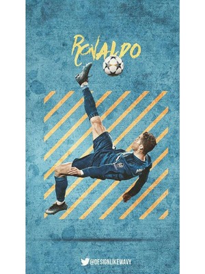 512 Store Ronaldo Rövaşata Ikonik Duvar Poster, 352431R1