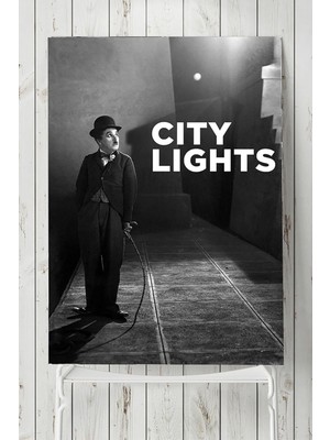 (PSTER3709) City Lights-Şehir Işıkları Film Afişi Poster 2 (50X70CM)
