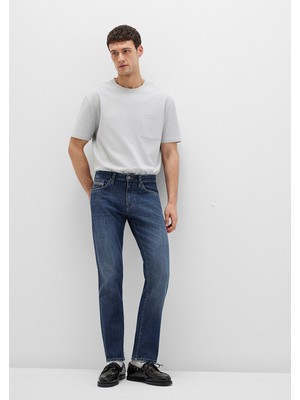 Mavi Marcus Mavi Premium Vintage Koyu Mavi Jean Pantolon 0035190652